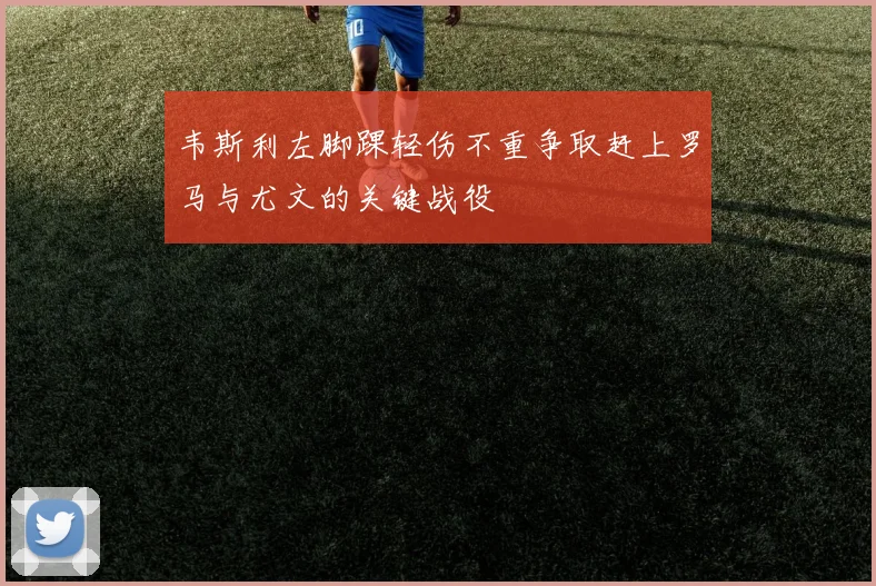韦斯利左脚踝轻伤不重争取赶上罗马与尤文的关键战役